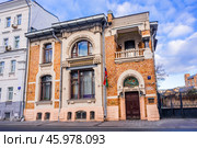 Особняк О. Листа, Глазовский переулок, Москва. Стоковое фото, фотограф Baturina Yuliya / Фотобанк Лори
