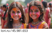 Celebrate Holi With Vibrant Colors and Joyful Traditions in This Spring Festival of Unity and Cultural Significance. Стоковое AI-видео, аниматор Sergey Grishin / Фотобанк Лори