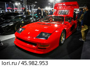 Ferrari Testarossa Koenig Competition. Редакционное фото, фотограф Art Konovalov / Фотобанк Лори