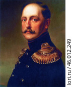 Николай I Павлович (1796-1855) - император Всероссийский с 19 ноября (1 декабря) 1825 по 18 февраля (2 марта) 1855. Третий сын императора Павла I и Марии Фёдоровны, родной брат императора Александра I, отец императора Александра II. Внук Екатерины II и Петра III. Редакционное фото, фотограф Сергей Елизарьев / Фотобанк Лори