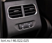 Close up deflector,  car ventilation system for rear seats. Car air conditioner. Стоковое фото, фотограф Виталий Сова / Фотобанк Лори