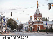 Russia, Yaroslavl city. Alexander Nevsky Chapel, Andropova Street, Golden Ring. Стоковое фото, фотограф Photojuli / Фотобанк Лори