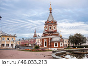 Russia, Yaroslavl city. Alexander Nevsky Chapel, Andropova Street, Golden Ring. Стоковое фото, фотограф Photojuli / Фотобанк Лори