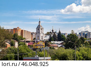 Вид на левобережье Калуги (2020 год). Стоковое фото, фотограф Василий Мальцев / Фотобанк Лори