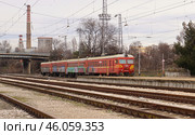 Электропоезд ЭР 25. Стоковое фото, фотограф Ави Христова / Фотобанк Лори