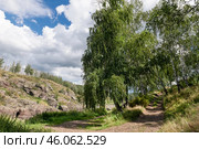 Порог Ревун на реке Исеть, Каменский городской округ, Свердловская область (2024 год). Стоковое фото, фотограф Pukhov K / Фотобанк Лори