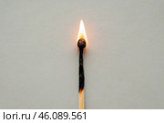 Burning match. Стоковое AI-изображение, AI-художник Дмитрий Киселёв / Фотобанк Лори