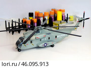 Модель тяжелого транспортного вертолет  Sikorsky CH-53D Sea Stallion. Редакционное фото, фотограф Виктор Топорков / Фотобанк Лори