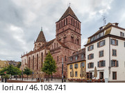 St. Thomas church, Strasbourg (2016 год). Стоковое фото, фотограф Boris Breytman / Фотобанк Лори