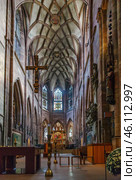 Freiburg Minster, Freiburg im Breisgau, Germany (2016 год). Стоковое фото, фотограф Boris Breytman / Фотобанк Лори