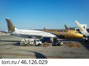 A9C-AH Gulf Air Airbus A320-200, Bahrain International Airport. Редакционное фото, фотограф Андрей Иванов / Фотобанк Лори