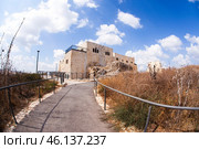 The Crusader Ottoman Fortress Migdal Tsedek. Migdal Tsedek also known as Migdal Afek is a national park on the southeastern edge of Rosh HaAyin, Israel. Стоковое фото, фотограф Светлана Брайман / Фотобанк Лори