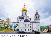 Церковь Казанской иконы Божией Матери (Зеленский съезд, Нижний Новгород) Редакционное фото, фотограф Илья Старков / Фотобанк Лори