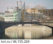 Москва, Россия - 11 апреля 2019: Городской пейзаж. Редакционное фото, фотограф YuryKara / Фотобанк Лори