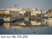 Москва, Россия - 11 апреля 2019: Городской пейзаж. Редакционное фото, фотограф YuryKara / Фотобанк Лори