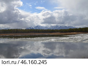 Забайкальский край. Озеро Лябич, весна. Стоковое фото, фотограф Мария Петрова / Фотобанк Лори