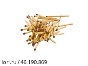 Спички на белом фоне. Group of matches sticks. Стоковое фото, фотограф Татьяна Д / Фотобанк Лори