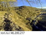 Дорога в горах, Тульский, Адыгея. Стоковое фото, фотограф Оглоблин Андрей Николаевич / Фотобанк Лори