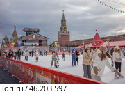 ГУМ - Каток на Красной Площади - 14 Москва, февраль 2025. Редакционное фото, фотограф Казума / Фотобанк Лори