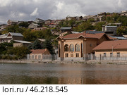 Beautiful view of Yerevan lake Vardavar and Sari-tah area, Armenia. Стоковое фото, фотограф Evgenia Shevardina / Фотобанк Лори