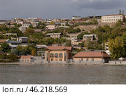 Beautiful view of Yerevan lake Vardavar and Sari-tah area, Armenia. Стоковое фото, фотограф Evgenia Shevardina / Фотобанк Лори