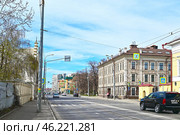 Город Казань. Здание на улице Габдуллы Тукая, дом 71. Юнусовская усадьба (2024 год). Стоковое фото, фотограф Александр Тараканов / Фотобанк Лори