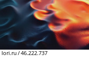 Blurry image of a wave with a red and blue color scheme. Стоковое AI-видео, аниматор Sergey Grishin / Фотобанк Лори