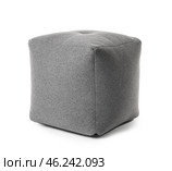 Comfortable pouffe on white background. Стоковое фото, фотограф Pixel_shot / Фотобанк Лори