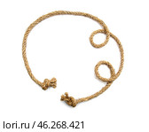 Rope on white background. Стоковое фото, фотограф Pixel_shot / Фотобанк Лори