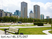 ASTANA, KAZAKHSTAN - JULY 20, 2023: Nurzhol Boulevard. Редакционное фото, фотограф Виктория Тельминова / Фотобанк Лори