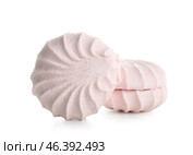 Sweet fresh zefirs on white background. Стоковое фото, фотограф Pixel_shot / Фотобанк Лори