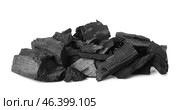 Char coal on white background. Стоковое фото, фотограф Pixel_shot / Фотобанк Лори