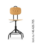 Swivel chair on white background. Стоковое фото, фотограф Pixel_shot / Фотобанк Лори
