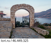 Gate of Citadel from Kas, Turkey. Стоковое фото, фотограф Саблин Станислав / Фотобанк Лори