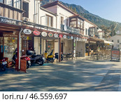Shadow street view in the Kas old town. Turkey. Редакционное фото, фотограф Саблин Станислав / Фотобанк Лори