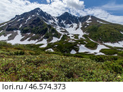 Камчатский край. Горный массив Вачкажец. Стоковое фото, фотограф Елена Верещака / ТАСС / Фотобанк Лори