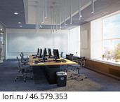 modern office interior, Стоковое фото, фотограф Виктор Застольский / Фотобанк Лори