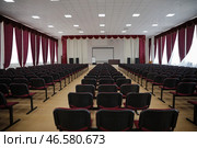 Актовый зал в школе. Стоковое фото, фотограф Елена Афонина / ТАСС / Фотобанк Лори