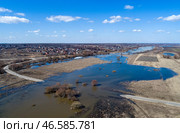 Подтопленная дорога. Стоковое фото, фотограф Сергей Бобылев / ТАСС / Фотобанк Лори