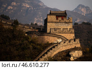 Китай. Бадалинский участок Великой китайской стены (2020 год). Стоковое фото, фотограф Артем Иванов / ТАСС / Фотобанк Лори