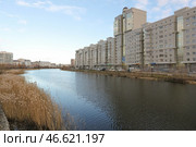 Республика Саха (Якутия). Якутск. Жилые дома у Теплого озера (2021 год). Стоковое фото, фотограф Сергей Карпухин / ТАСС / Фотобанк Лори