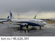 Самолет Boeing 737-800 (VP-BKT ) в московском международном аэропорту Домодедово (2020 год). Редакционное фото, фотограф Free Wind / Фотобанк Лори