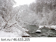 Краснодарский край. Река Курджипс в Гуамском ущелье. Стоковое фото, фотограф Дмитрий Феоктистов / ТАСС / Фотобанк Лори
