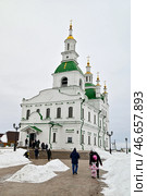 Город Ялуторовск. Сретенский собор зимой. Редакционное фото, фотограф Александр Тараканов / Фотобанк Лори