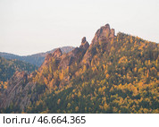 Красноярский край. Красноярск. Скальный массив Такмак. Стоковое фото, фотограф Александр Манзюк / ТАСС / Фотобанк Лори