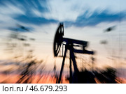 Нефтяной станок-качалка. Стоковое фото, фотограф О.Спиридонов/Бизнес Online / ТАСС / Фотобанк Лори