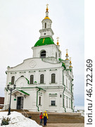 Город Ялуторовск. Сретенский собор зимой. Редакционное фото, фотограф Александр Тараканов / Фотобанк Лори