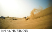 4x4 vehicle driving off road. Стоковое фото, фотограф David Kashakhi / Фотобанк Лори