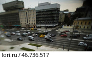 Roads are crammed with cars during rush hour, the concept of urban living. Стоковое фото, фотограф David Kashakhi / Фотобанк Лори