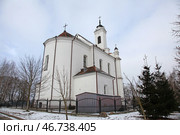Беларусь. Заславль. Костёл Рождества Пресвятой Девы Марии. Стоковое фото, фотограф Ерохин Дмитрий Викторович / Фотобанк Лори